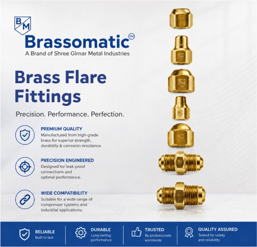 Brass Flare Fittings Manufacturers in India